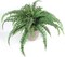 2-Pack – 48" Artificial Boston Ferns with 48 Silk Fronds Each – Lifelike Faux Hanging Plants for Outdoor & Indoor Use – Realistic Greenery for Baskets, Planters & Home Decor
